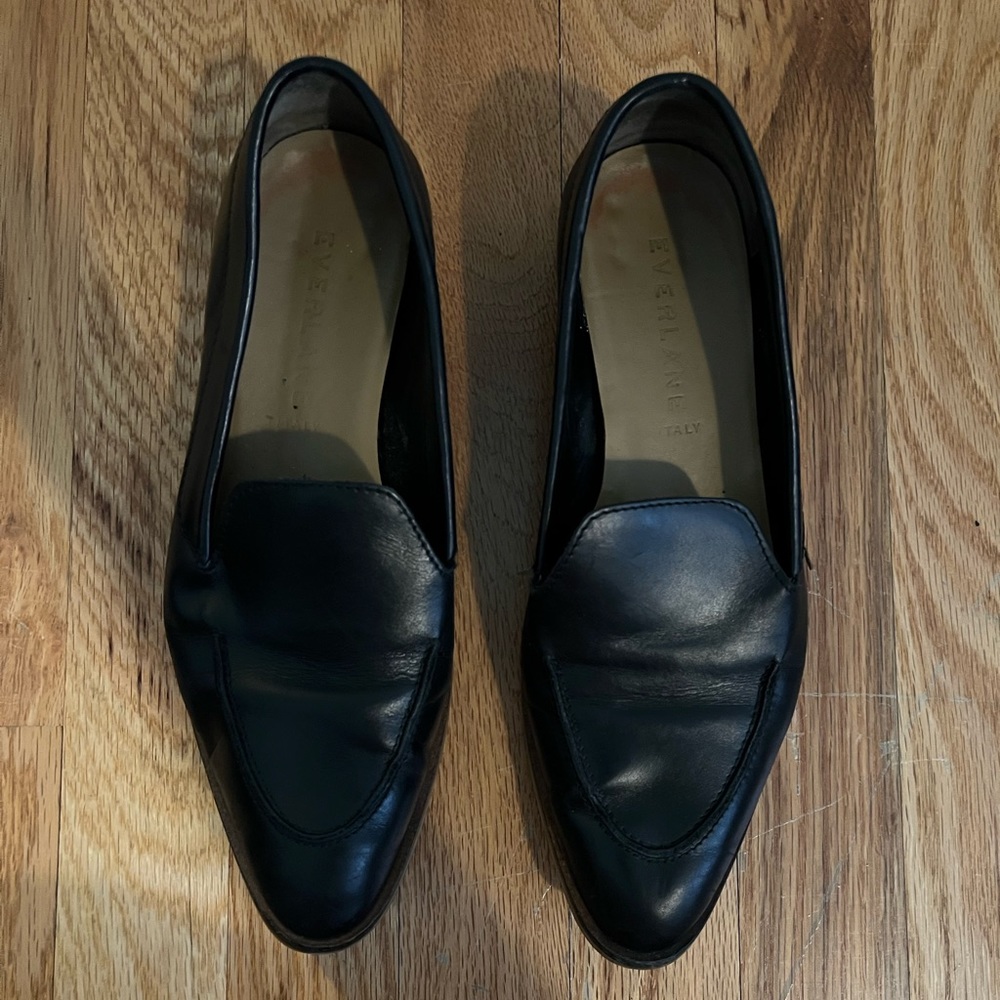 Black Everlane loafers womens sz 8.5
